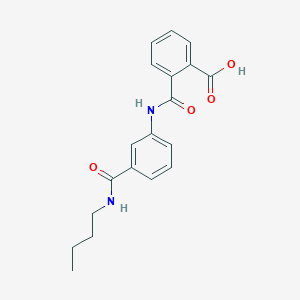 molecular formula C19H20N2O4 B354600 2-({3-[(Butylamino)carbonyl]anilino}carbonyl)-benzoic acid CAS No. 940488-50-6