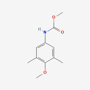 molecular formula C11H15NO3 B3546146 methyl N-(4-methoxy-3,5-dimethylphenyl)carbamate 