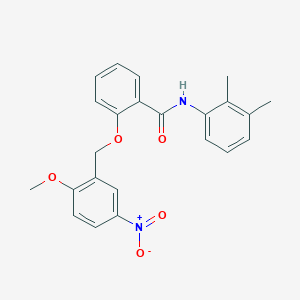 N-(2,3-dimethylphenyl)-2-[(2-methoxy-5-nitrobenzyl)oxy]benzamide