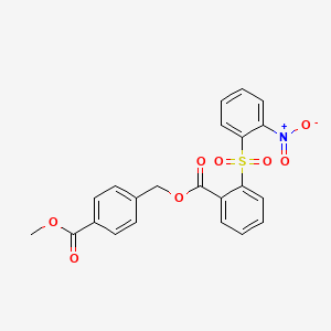 4-(methoxycarbonyl)benzyl 2-[(2-nitrophenyl)sulfonyl]benzoate