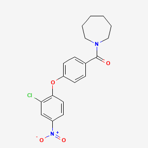 1-AZEPANYL[4-(2-CHLORO-4-NITROPHENOXY)PHENYL]METHANONE