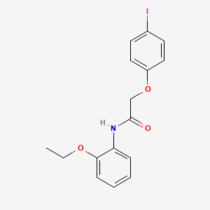 molecular formula C16H16INO3 B3546428 N-(2-ethoxyphenyl)-2-(4-iodophenoxy)acetamide 