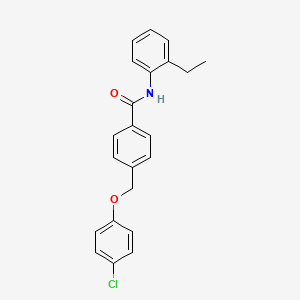 4-[(4-chlorophenoxy)methyl]-N-(2-ethylphenyl)benzamide