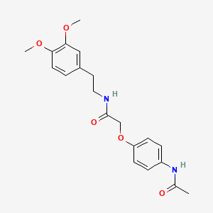 2-[4-(acetylamino)phenoxy]-N-[2-(3,4-dimethoxyphenyl)ethyl]acetamide