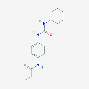N-(4-{[(cyclohexylamino)carbonyl]amino}phenyl)propanamide