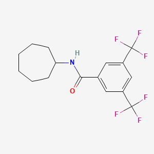 N-cycloheptyl-3,5-bis(trifluoromethyl)benzamide