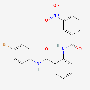 N-(4-bromophenyl)-2-[(3-nitrobenzoyl)amino]benzamide