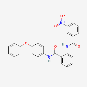 2-[(3-nitrobenzoyl)amino]-N-(4-phenoxyphenyl)benzamide