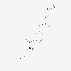 4-(3-{[(2-Methoxyethyl)amino]carbonyl}anilino)-4-oxobutanoic acid