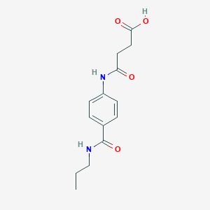 4-Oxo-4-{4-[(propylamino)carbonyl]-anilino}butanoic acid