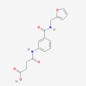4-(3-{[(2-Furylmethyl)amino]carbonyl}anilino)-4-oxobutanoic acid
