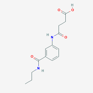 4-Oxo-4-{3-[(propylamino)carbonyl]-anilino}butanoic acid