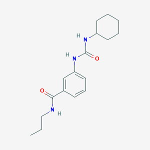 molecular formula C17H25N3O2 B354706 3-{[(cyclohexylamino)carbonyl]amino}-N-propylbenzamide CAS No. 940505-99-7