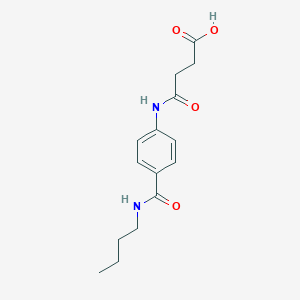 B354708 4-{4-[(Butylamino)carbonyl]anilino}-4-oxobutanoic acid CAS No. 908492-44-4