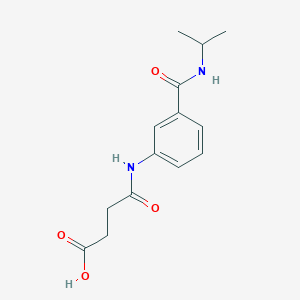 4-{3-[(Isopropylamino)carbonyl]anilino}-4-oxobutanoic acid