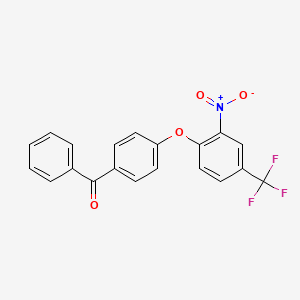 [4-[2-Nitro-4-(trifluoromethyl)phenoxy]phenyl]-phenylmethanone