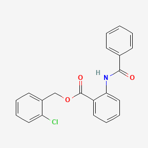 2-chlorobenzyl 2-(benzoylamino)benzoate