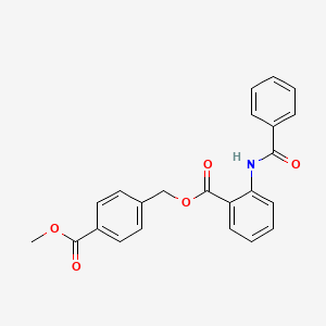 4-(methoxycarbonyl)benzyl 2-(benzoylamino)benzoate