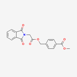 methyl 4-({[(1,3-dioxo-1,3-dihydro-2H-isoindol-2-yl)acetyl]oxy}methyl)benzoate