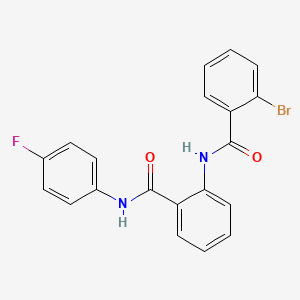 2-[(2-bromobenzoyl)amino]-N-(4-fluorophenyl)benzamide