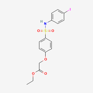 ethyl (4-{[(4-iodophenyl)amino]sulfonyl}phenoxy)acetate