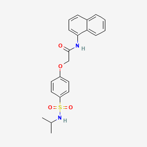 2-{4-[(isopropylamino)sulfonyl]phenoxy}-N-1-naphthylacetamide