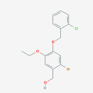 {2-bromo-4-[(2-chlorobenzyl)oxy]-5-ethoxyphenyl}methanol