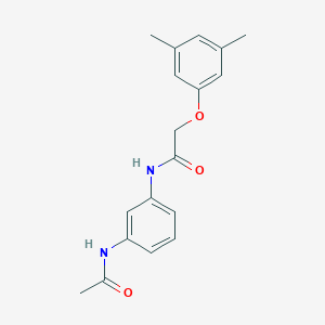 N-[3-(acetylamino)phenyl]-2-(3,5-dimethylphenoxy)acetamide