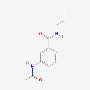 molecular formula C12H16N2O2 B354831 3-(acetylamino)-N-propylbenzamide CAS No. 86478-65-1