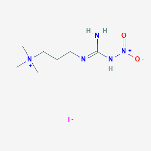 3-[[amino(nitramido)methylidene]amino]propyl-trimethylazanium iodide