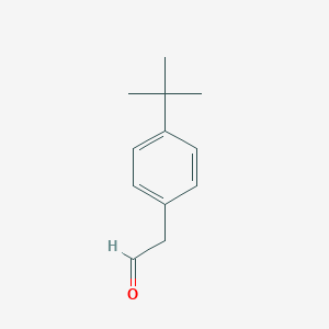 molecular formula C12H16O B035487 2-(4-Tert-butylphényl)acétaldéhyde CAS No. 109347-45-7