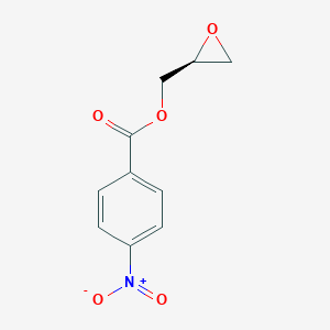 molecular formula C10H9NO5 B035492 4-硝基苯甲酸(R)-环氧甲基酯 CAS No. 106268-95-5