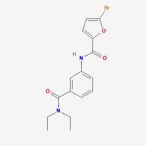 5-bromo-N-{3-[(diethylamino)carbonyl]phenyl}-2-furamide