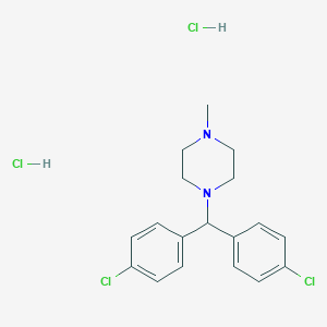 Piperazine, 1-(bis(p-chlorophenyl)methyl)-4-methyl-, dihydrochloride