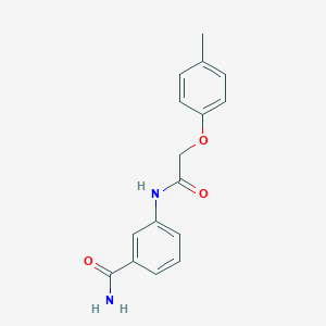 3-{[(4-Methylphenoxy)acetyl]amino}benzamide