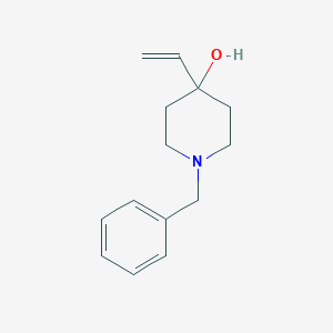 molecular formula C14H19NO B035503 1-Benzyl-4-vinylpiperidin-4-ol CAS No. 102234-74-2