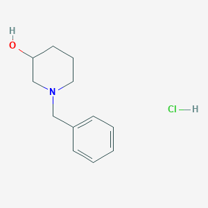 molecular formula C12H18ClNO B035505 1-Benzyl-3-piperidinolhydrochlorid CAS No. 105973-51-1