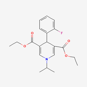 diethyl 4-(2-fluorophenyl)-1-isopropyl-1,4-dihydro-3,5-pyridinedicarboxylate