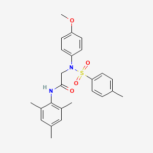 N~1~-mesityl-N~2~-(4-methoxyphenyl)-N~2~-[(4-methylphenyl)sulfonyl]glycinamide