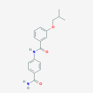 N-[4-(aminocarbonyl)phenyl]-3-isobutoxybenzamide