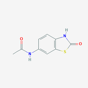 molecular formula C9H8N2O2S B035517 N-(2,3-二氢-2-氧代-6-苯并噻唑基)乙酰胺 CAS No. 105800-72-4