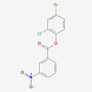 4-bromo-2-chlorophenyl 3-nitrobenzoate