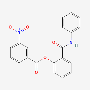 2-(anilinocarbonyl)phenyl 3-nitrobenzoate