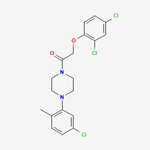 1-(5-chloro-2-methylphenyl)-4-[(2,4-dichlorophenoxy)acetyl]piperazine