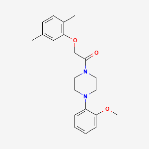 1-[(2,5-dimethylphenoxy)acetyl]-4-(2-methoxyphenyl)piperazine