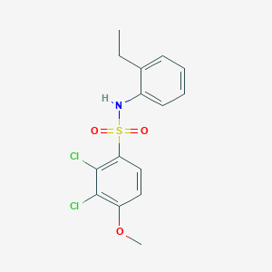 2,3-dichloro-N-(2-ethylphenyl)-4-methoxybenzenesulfonamide