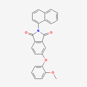 5-(2-methoxyphenoxy)-2-(1-naphthyl)-1H-isoindole-1,3(2H)-dione