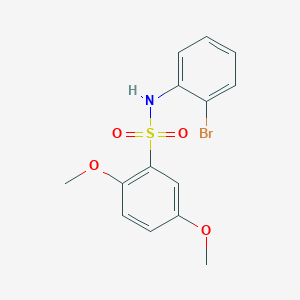 N-(2-bromophenyl)-2,5-dimethoxybenzenesulfonamide