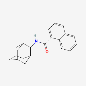 molecular formula C21H23NO B3552194 N-2-adamantyl-1-naphthamide 