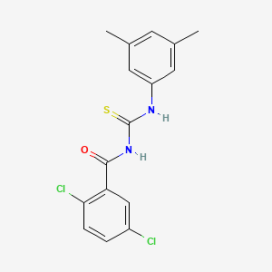 2,5-dichloro-N-[(3,5-dimethylphenyl)carbamothioyl]benzamide